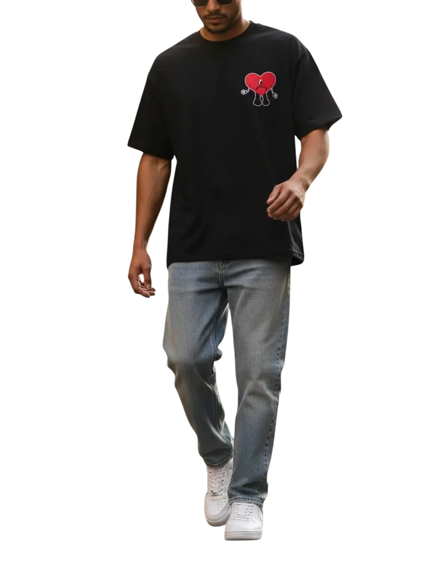 Playeras Oversized Bordada Bad Bunny Un Verano Sin Ti