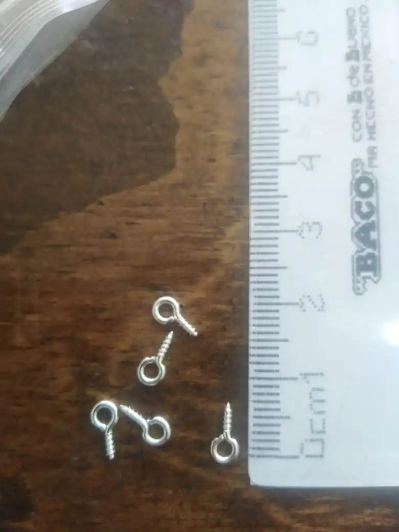 200pcs Small Tiny Mini Eye Pins Eyepins Hooks Eyelets Screw Threaded Gold Clasps Hooks Jewelry Findings For Making DIY