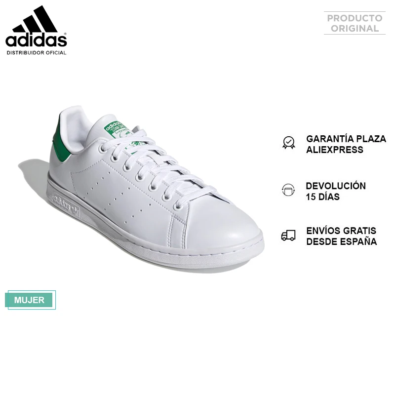 Monumental Desafío Accesorios Adidas Stan Smith, Zapatillas mujer, Deportivas mujer, Cordones, Superior  Sintética, Primegreen, Forro sintético NUEVO ORIGINAL|Zapatillas de correr|  - AliExpress