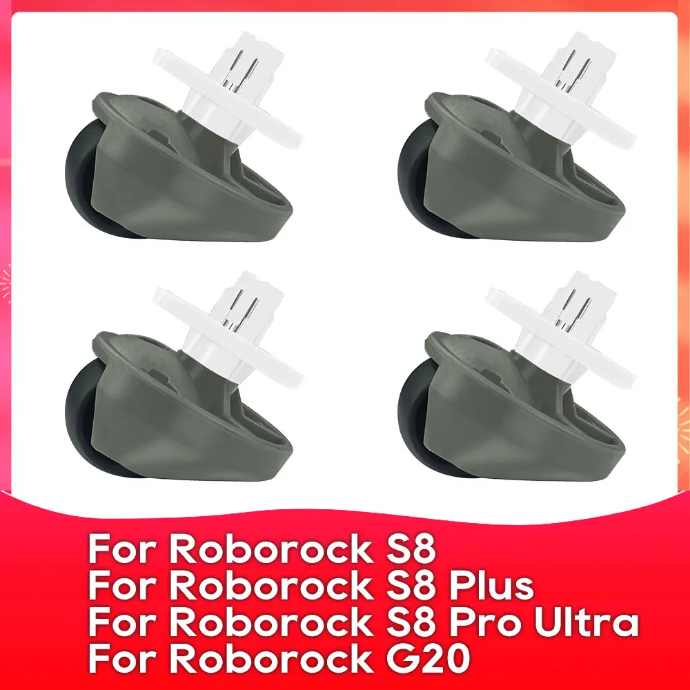 Roborock-robô Vácuo Roda Dianteira Rodízio Peça Sobresselente Acessórios de Substituição Compatível para s8 Plus s8 Pro Ultra G20.