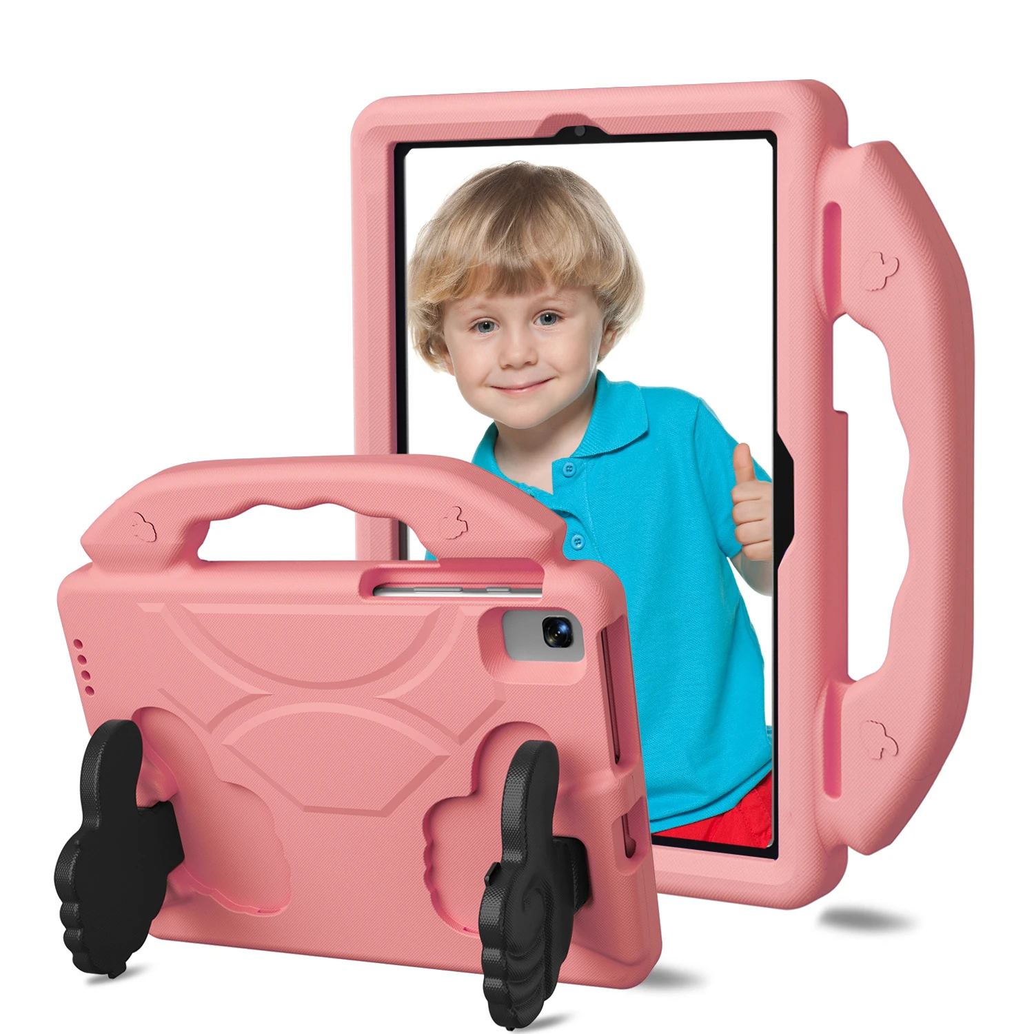 Shockproof Lightweight Tablet Case with Handle Stand, 10.4-inch