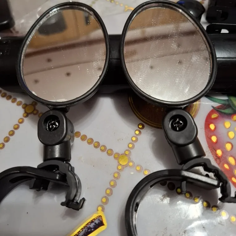 Bike Rearview Mirror Set 360° Adjustable Rotatable Universal Fit photo review