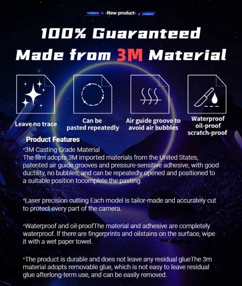 Description Picture 3 of itemFor Olympus OM-5 Decal Skin Vinyl Wrap Anti-Scratch Film Mirrorless Camera Body Protective Sticker Protector Coat OM SYSTEM OM5