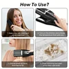 Professional Hair Cutter Machine 2 In 1 Iron Flat Hair Straightener Woman Trimmer Professional Barber Machines Hair Clipper 6