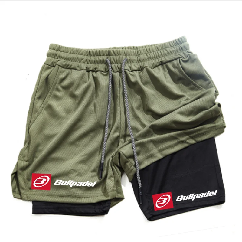 2025 New Men's Padel Sport Shorts Summer Male Breathable Tennis Shorts Quick-Drying Badminton Trousers Outdoor Running Sportwear 5