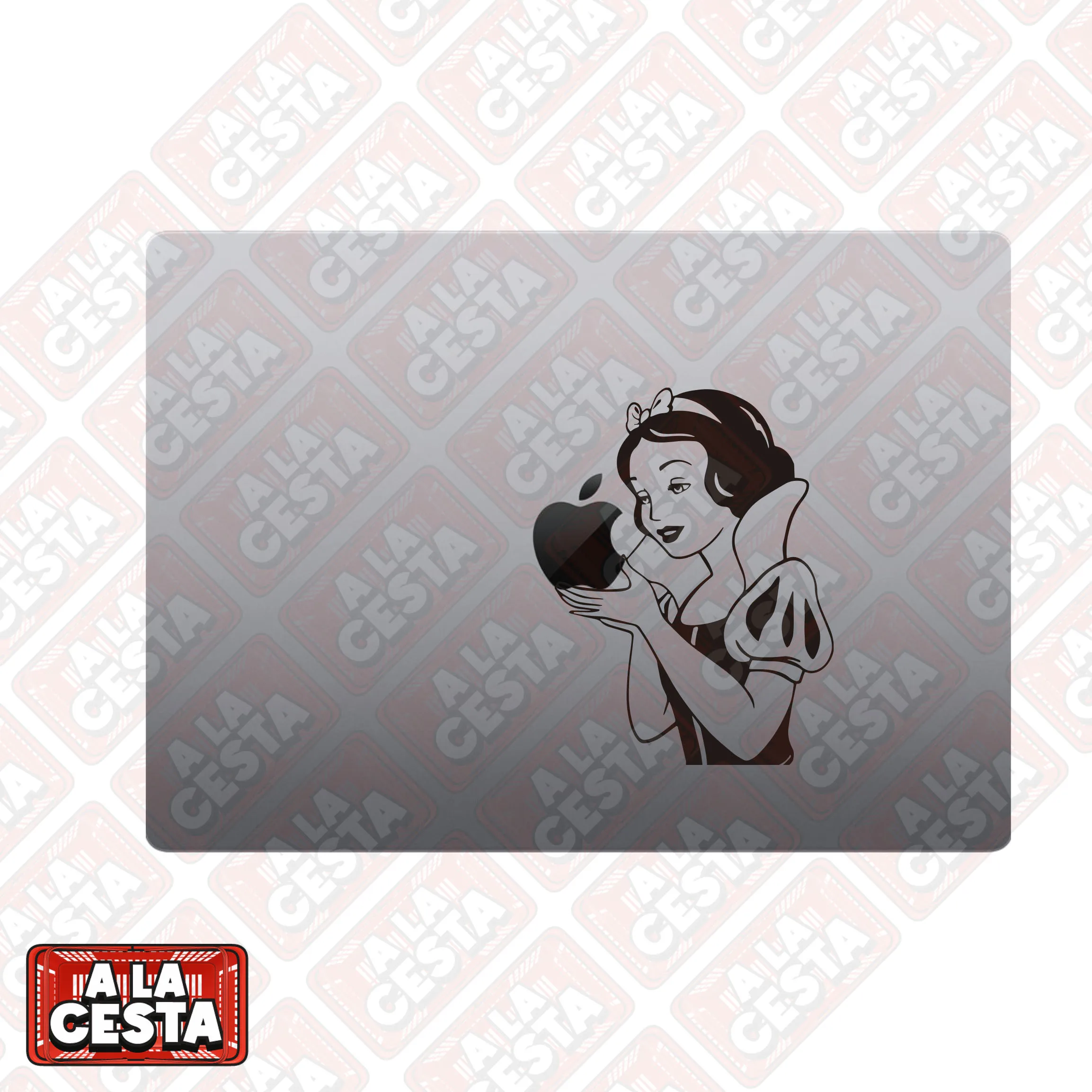 Adesivi Colorati Personalizzati Decorativi In Vinile Silhouette Computer Apple Macbook Air Pro Snow White Apple