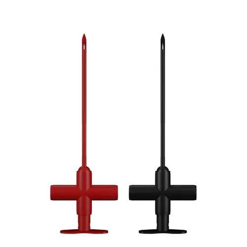 QSS 2PCS Flexible Test Hook Clip Professional IC Test Hook Clip Grabbers Probe Jumper High Voltage for Automobile Repair - Image 8
