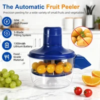Machine à peler les raisins électrique automatique, éplucheur de fruits et légumes automatique, petit outil à éplucher les fruits - Rapide 6