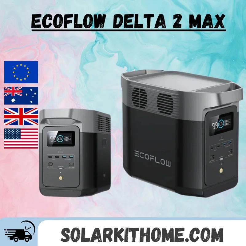 

Портативная электростанция EcoFlow DELTA 2 Max, Аккумулятор Lifepo4 для резервного копирования дома