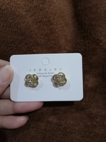 Light Luxury Zircon Stud Earrings photo review