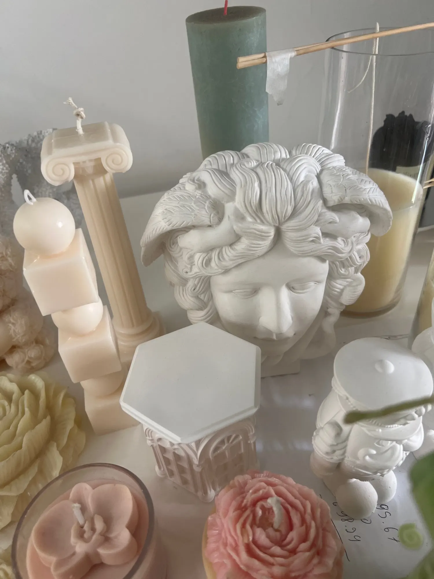 Medusa Candle Mold Silicone