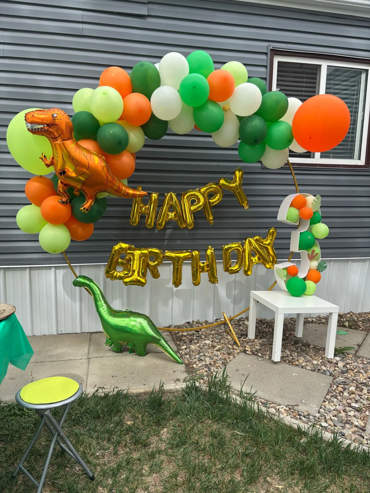 Blue Foil Birthday Balloon Set photo review