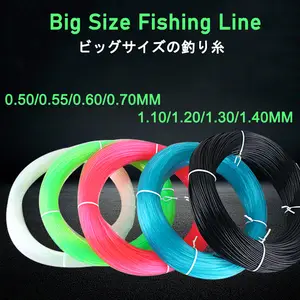 100m Heavy nylon leader line 150LB/200LB/250LB/300LB/400LB sea line super  strong line