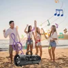 Wireless Portable Karaoke Smart Bluetooth Speaker Car Audio Subwoofer Support TF USB Microphone Jack for Home Party Camping
