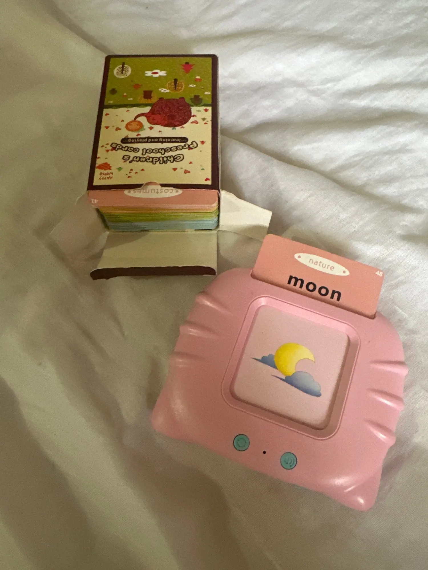 Talking Flashcards Toy - Preschool English Audio Learning Machine for Kids photo review