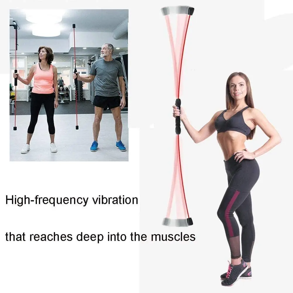 BASTON FITNESS VIBRACIONAL BARRA OSCILANTE DESMONTABLE ENTRENAMIENTO EN CASA BRAZOS HOMBROS ABDOMEN ENTREGA RAPIDA Y GRATUITA. AliExpress