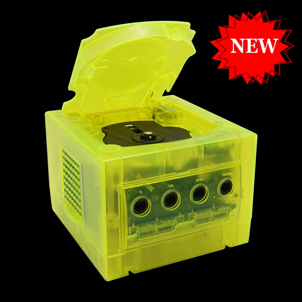 BitFunx NGC Transparent Box Replacement Case For DOL-001 and DOL-101 NGC GameCube Retro Video Game Console