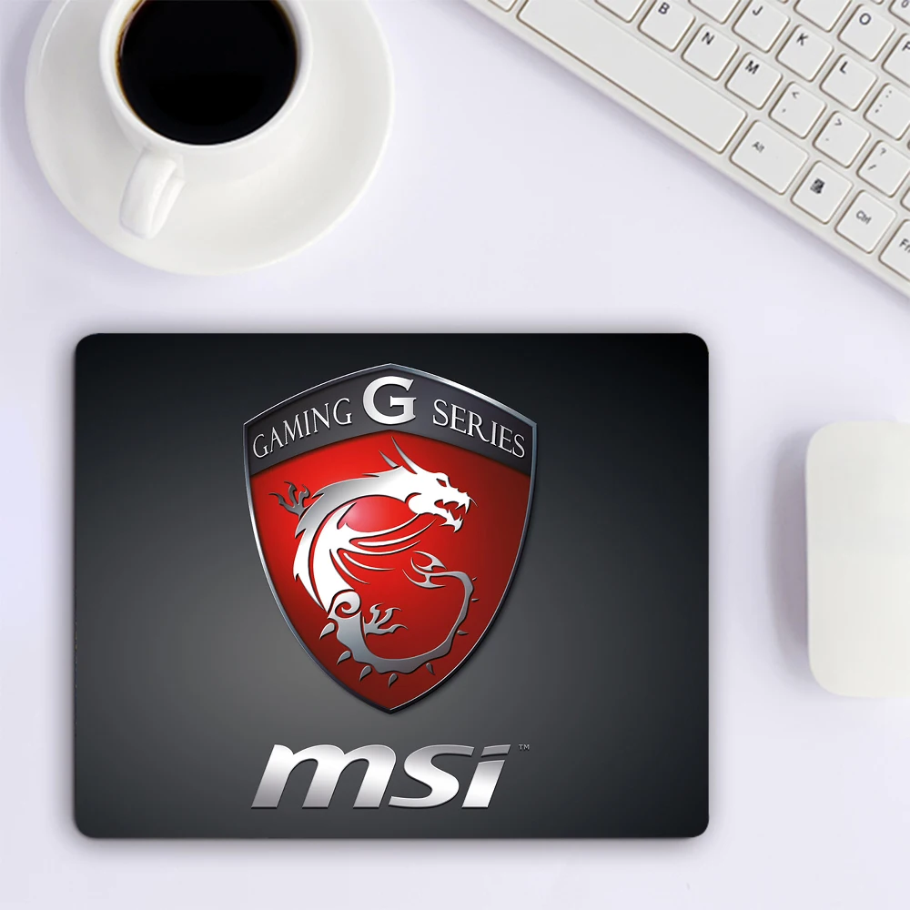 Msi Small Mouse Pad Accessori Per Giochi Per Computer Tastiera Mouse Mat Office Desk Pad Pc Gamer Mousepad Silicone Laptop Mausepad