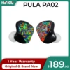 PULA PA02 HiFi Earphone 1DD+4BA Hybrid In-Ear Monitors Hi-Res Music Studio Wired Hybrid driver Earphones with 0.78mm 2-Pin Cable 1