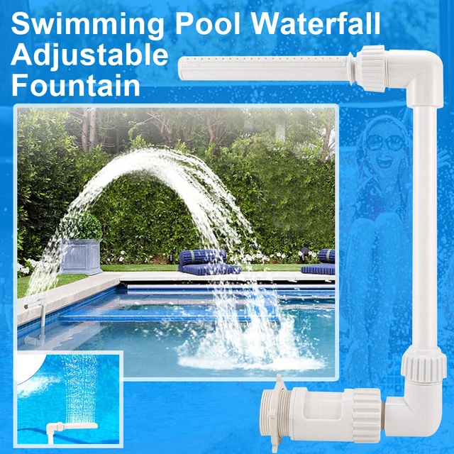 Piscine Cascade Kit de fontaine réglable Piscine extérieure Étang Cascade  Facile à installer des accessoires de piscine - AliExpress