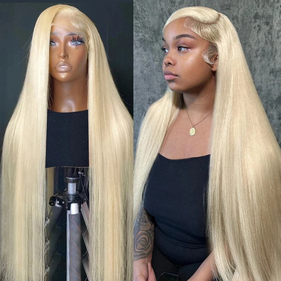 

Transparent 613 HD Lace Frontal Wig 13x4 Lace Honey Blonde Brazilian 150% Straight Lace Front Human Hair Wigs for Women
