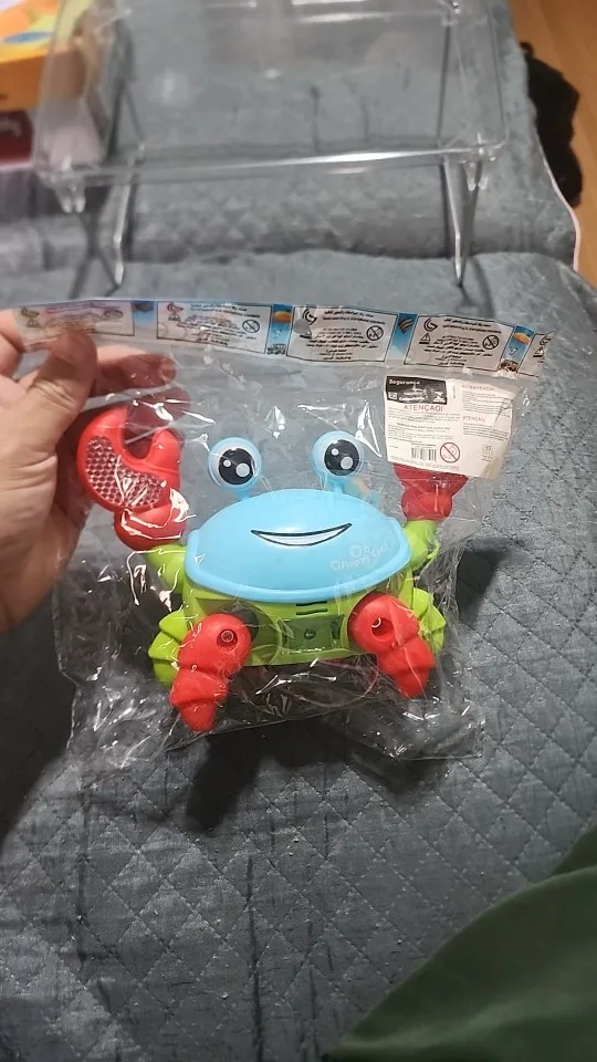 Brinquedo Caranguejo Fujão Musical Som Luz E Movimento photo review