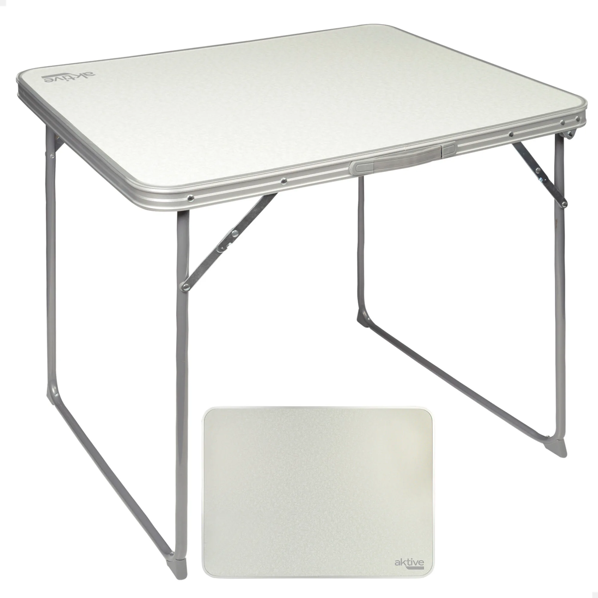 Aktive-Sport-white-camping-folding-table-camping-table-portable-table ...