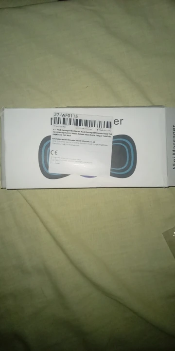 Tragbares EMS Nackenmassagegerät - Muskelstimulator für Nacken- und Rückenschmerzlinderung photo review