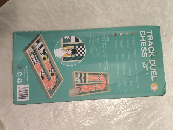 Two Person Battle Wooden Bounce Chess Table Bounce Children'S Gift Fun Parent-Child Interactive Game Christmas Present photo review