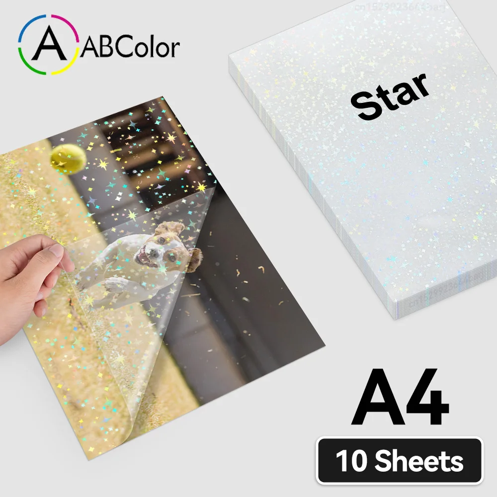 10 Sheets Self Adhesive Cold Laminated Film A4 Paper Transaprent Laminated  Sheets Sticker Paper Overlay Laminating Foil A4 Size - AliExpress