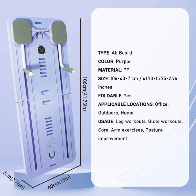 Adjustable Pilates & Workout Board 3