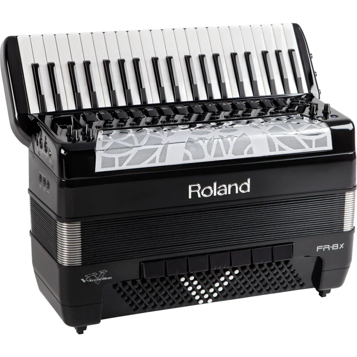 Originele Beste Ooit Authentieke Nieuwe Rolands V-Accordeon FR-8X Zwarte Accordeon