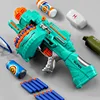 Children's Electric Continuous Shooting Gatling Toy Gun Soft Bullet Suction Cup Bullet BB Gun For Kids Gift 5