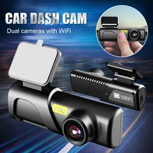  Car Dash Cam 2K Driving Recorder USB Powered 130° Car DVR Camera with Night Vision WiFi Loop Recording 24Hour Parking Monitoring 