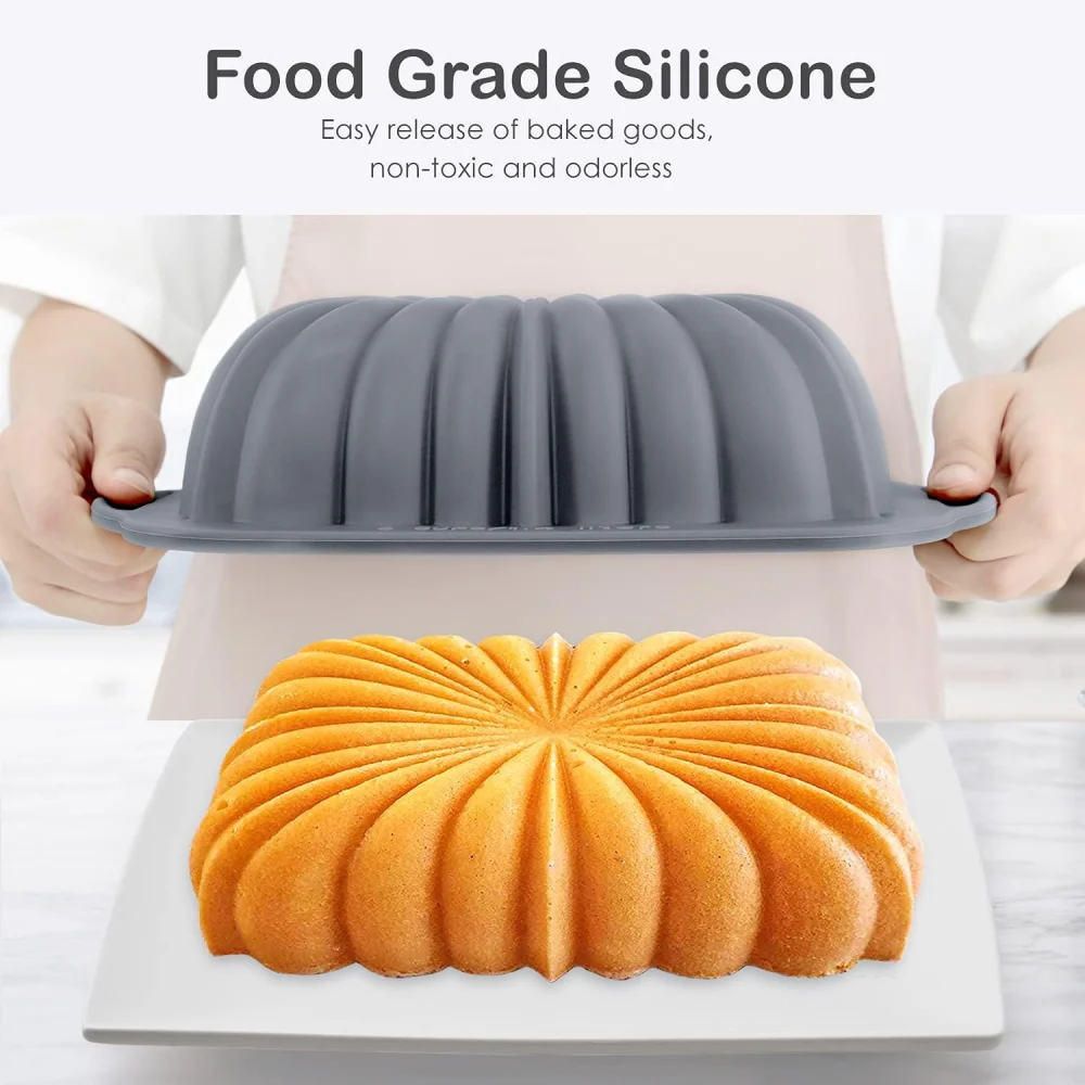 Silicone toaster tray, non-stick kitchen oven bread tray, suitable for banana bread, sandwiches, pound cakes and meat patties 4