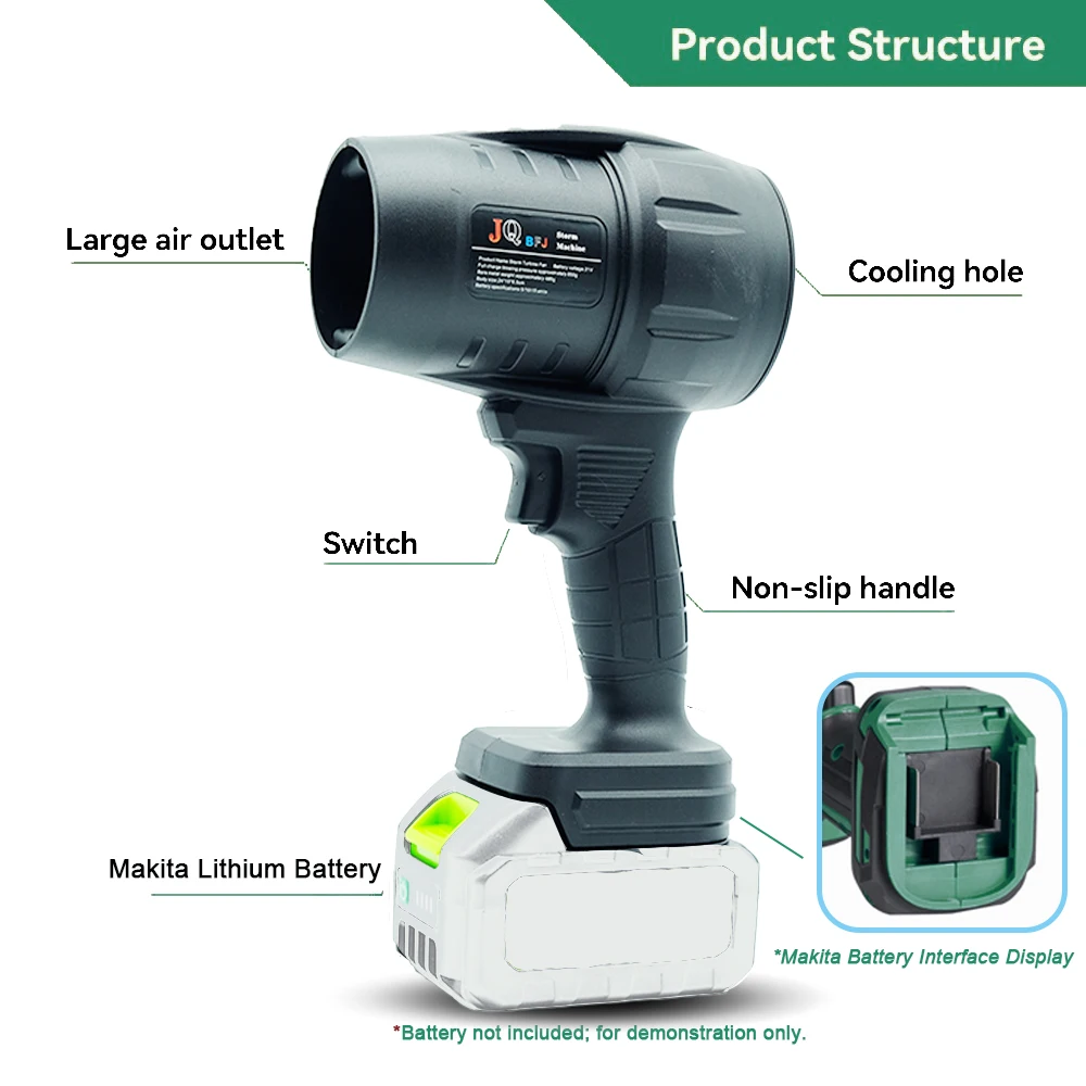 High-Performance Turbo Fan Air Blower for Leaves, Snow, and Sand