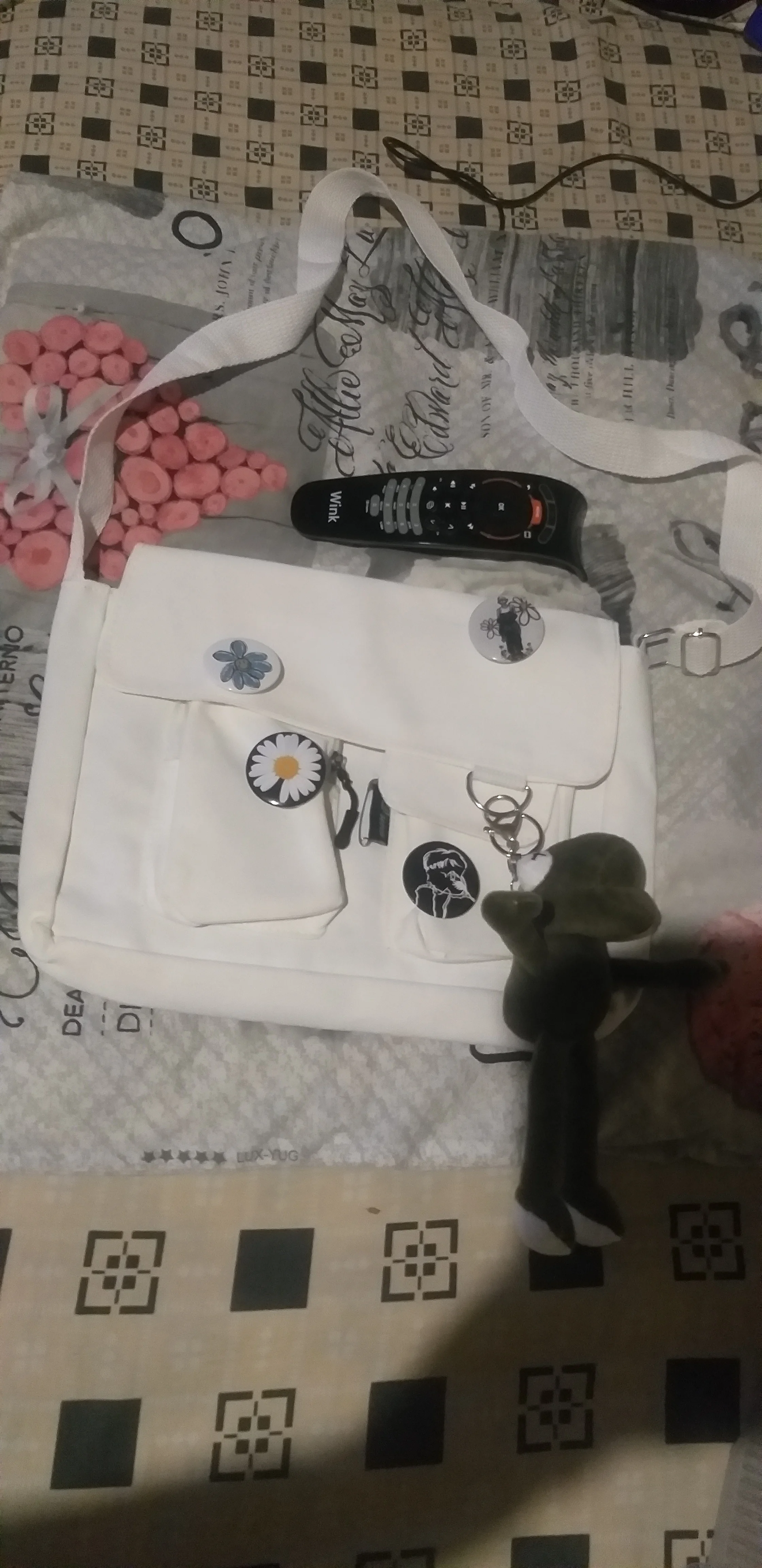 Ladies fashion diagonal bag photo review