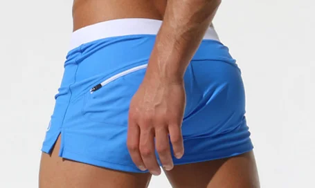 

Stretch Elastic Men Summer Holiday Wholesale Swimming Shorts Beach Casual Exercise Drawstring Trunks