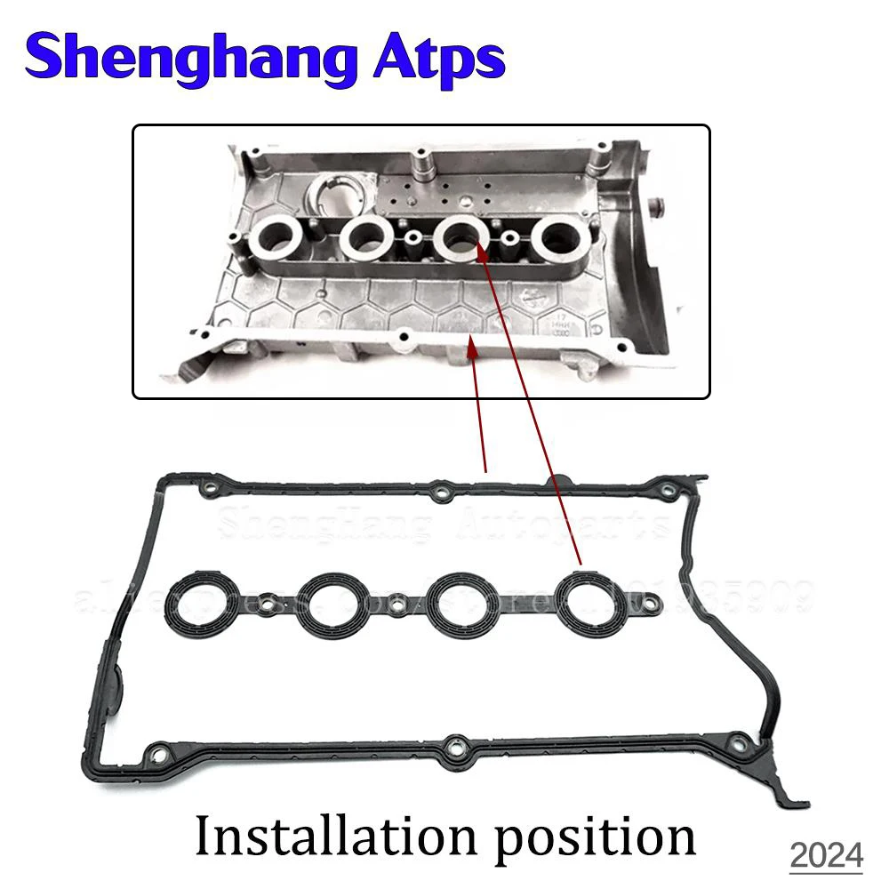 058198025A Engine Valve Cover Gasket 058 198 025 A For Audi A4 B5 B6 TT MKI VW 337/20AE Golf Jetta Beetle Passat B5 1.8T L4