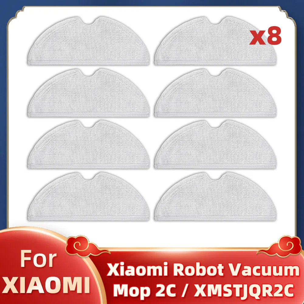Robot Vacuum Accessories Kit - Roller, Side Brush, HEPA Filter, and Mop Rag Spares