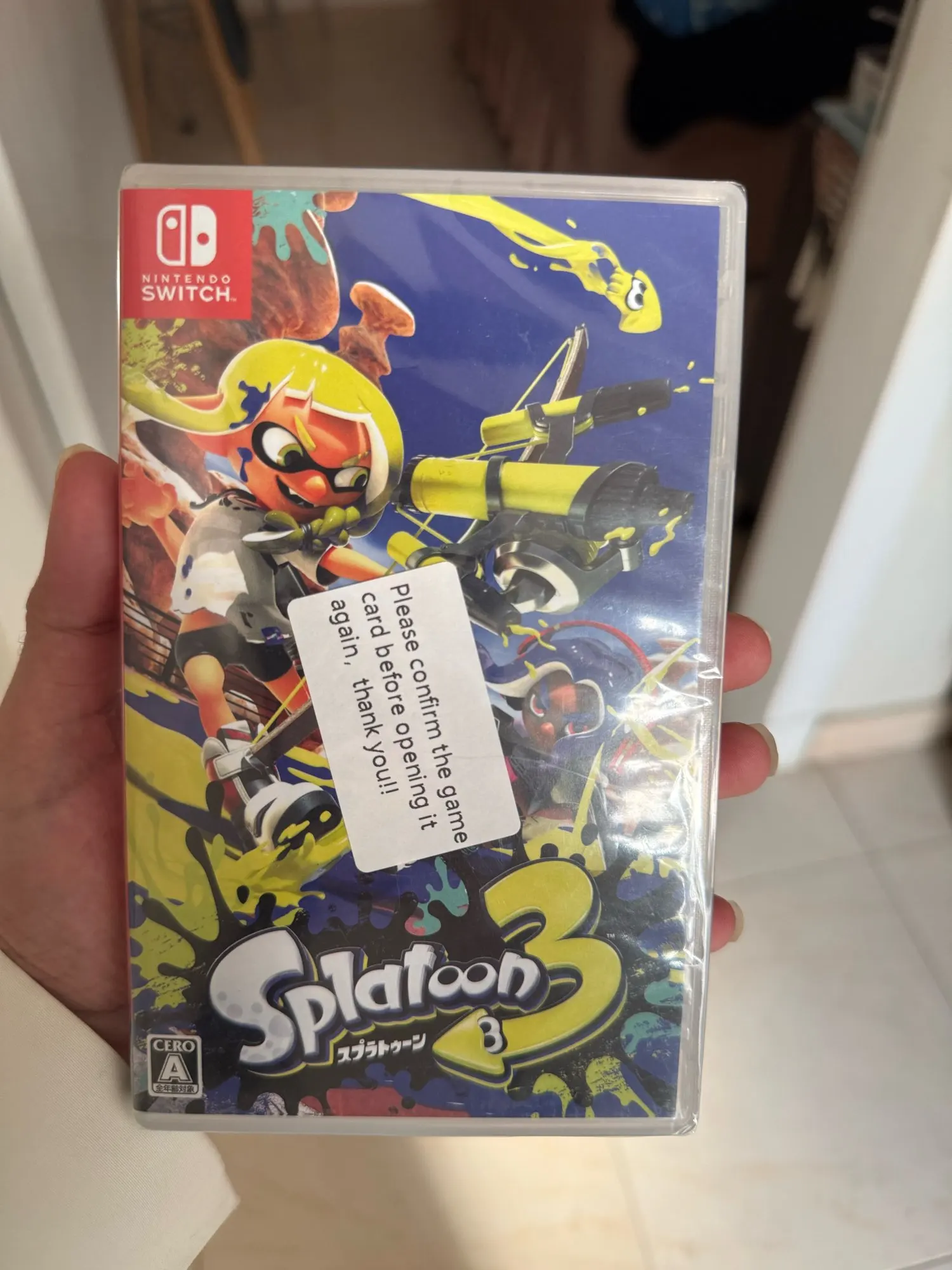 Splatoon 3 Nintendo Switch ゲームカード Splatoon 3 - Nintendo Switch Game Deals 100% Official Original