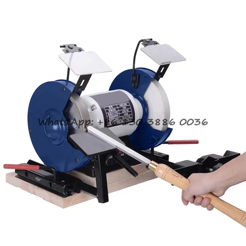 

China Wholesale Workshop 550W Sand Belt Polishing Machine 200mm Electric Bench Grinder for Metal Sharpening Knives