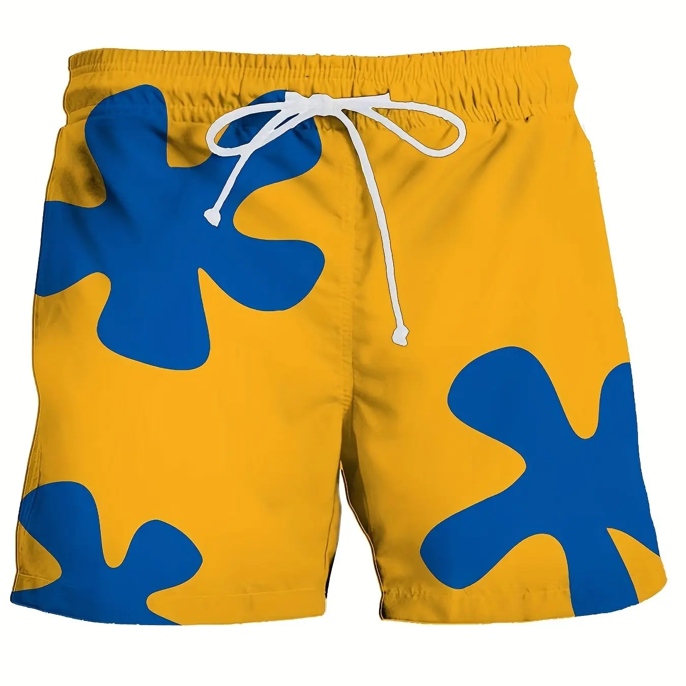 2024 Summer Fashion Men's Swimwear Shorts Print Beach wear Men Women Breathable Sport Short Drawstring Trunk Quick Dry Shorts 4