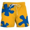 Floral Random Luxury Print Men Casual Comfy Drawstring Shorts With Pockets For Summer Beach Sports Oversized Casual Loose Shorts 3