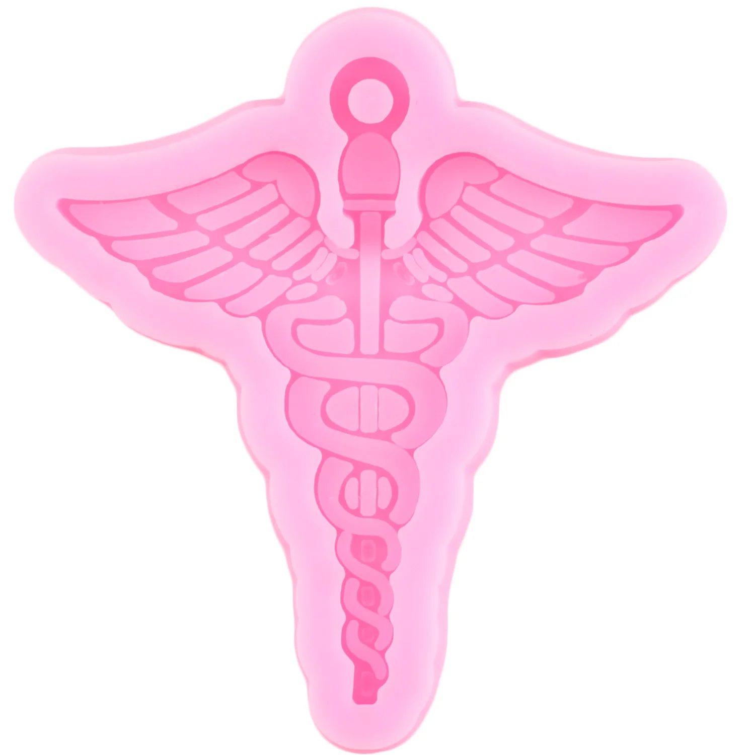 Nurse Shirt Heart Stethoscope Craft Epoxy Resin Molds DIY Medical Emblem Doctor Theme Silicone Mold Silicone Mold For Keychain Jewelry Mould