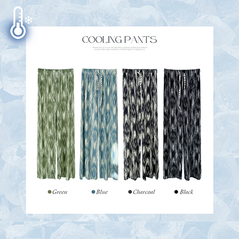 캐주얼 와이드 레그 팬츠 화이트 하이 웨이스트 루즈핏 드레이프 바닥 길이 여성 바지 여름 2024 새로운 스타일 유휴 감각 