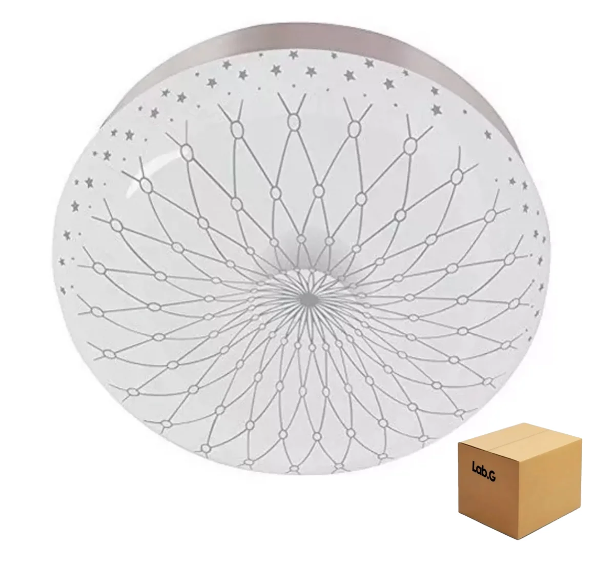 Luminario Lab.G Led Plafón Decorativo Oviedo Ad-4277 18w