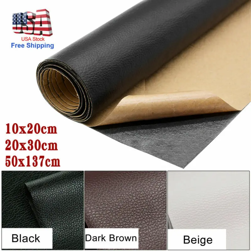 Leather Repair Tape Black Self Adhesive Patch for Car Seat Sofas Couch Furniture US AliExpress