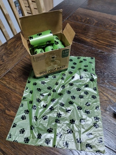 240pcs/16Rolls Thick Dog Poop Bags, Leak Proof Pet Waste Bag For Dog Outdoor Walking photo review