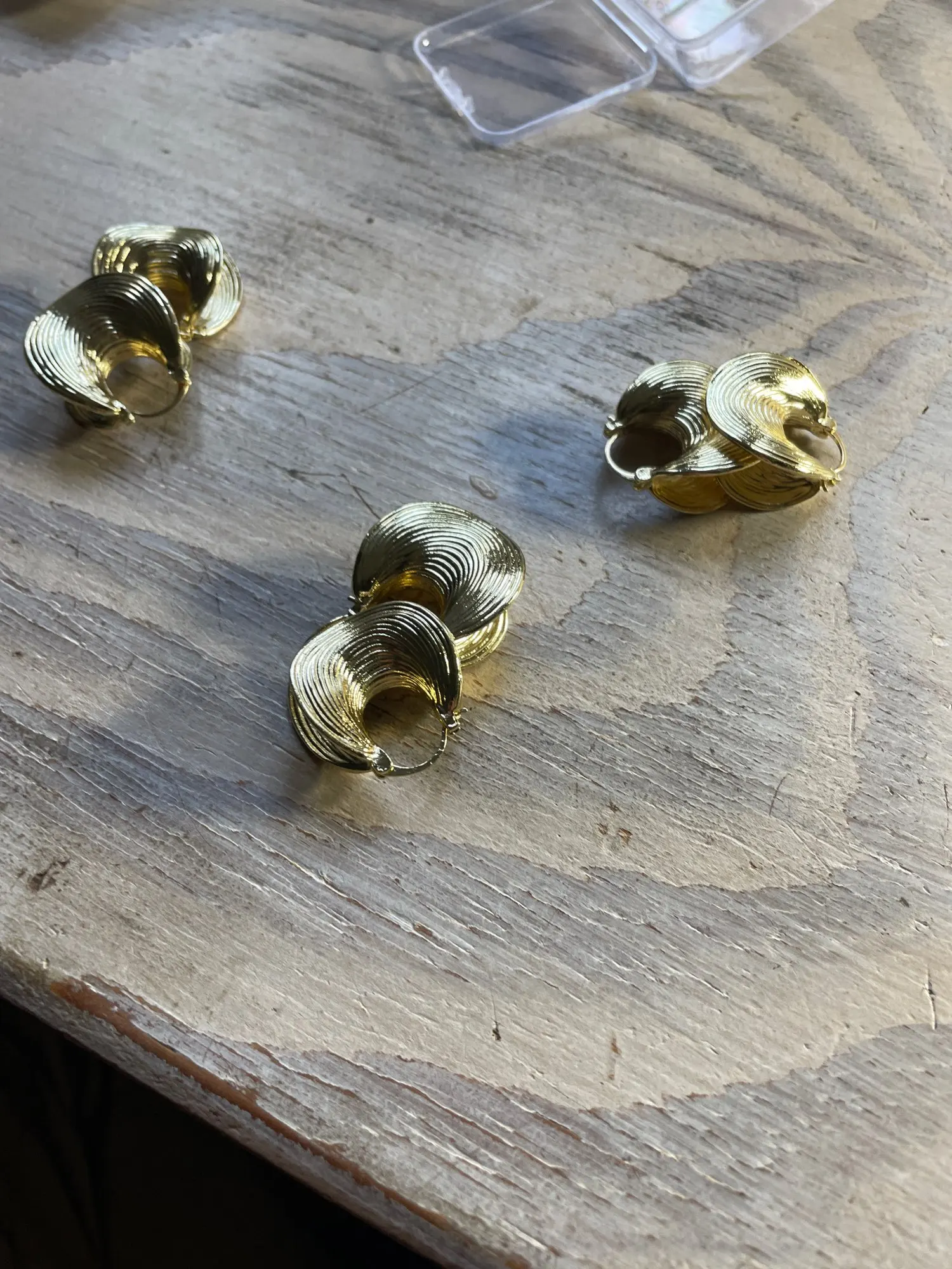 Large Geometric Ear Buckle Earrings photo review